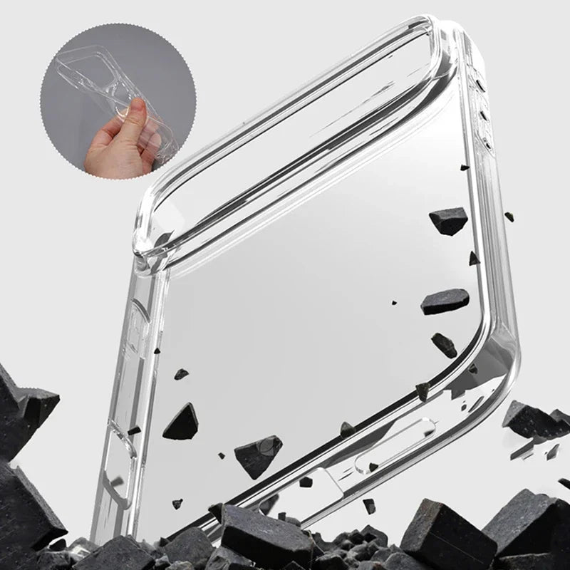 Transparent Soft Silicone TPU Phone Case For iPhone 17 Pro Max Ultra Thin Clear Shockproof Cases For iPhone 17 Air Back Cover