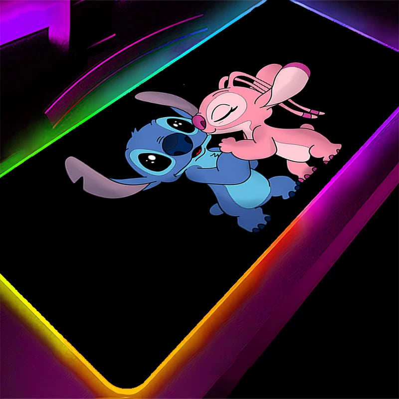 RGB Mouse pad S-Stitchs gaming accessories Office Laptop computer keyboard gamer Designed specifically Backlight LED mousepad