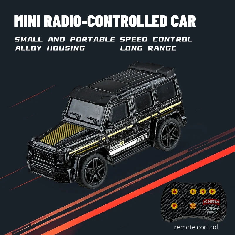 2026 RC Car MINI Alloy 1/64 Upgraded Remote Control Car Convenient to Carry 60 Minutes of Work Time Children's Gifts Toys