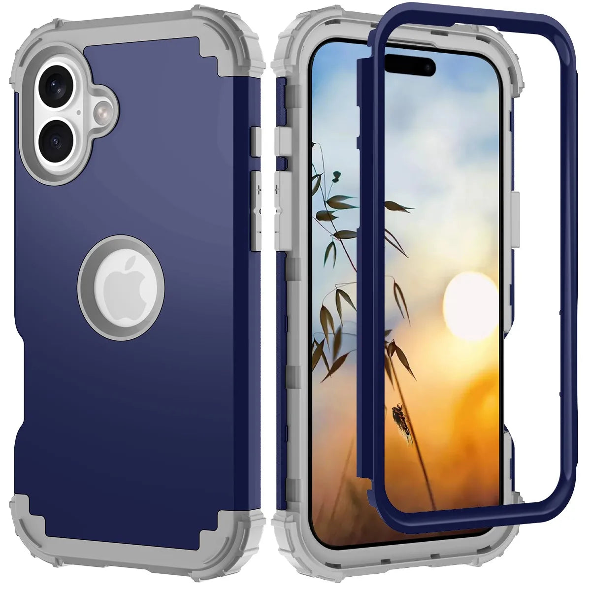 Fit iPhone 17 Phone Case,Heavy Duty Sturdy Armor Defender High Impact Shockproof Protective Cover Case For iPhone17