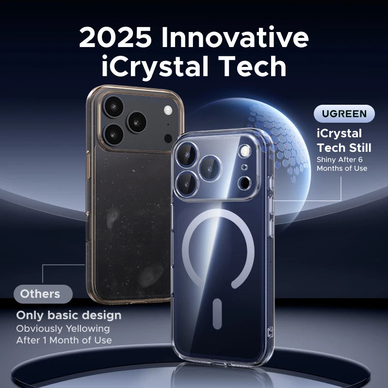 UGREEN Magnetic Case for iPhone 17 Pro Max Case Shockproof Cover for iPhone 17 Pro Max Plus 17pro Macsafe TPU Cases