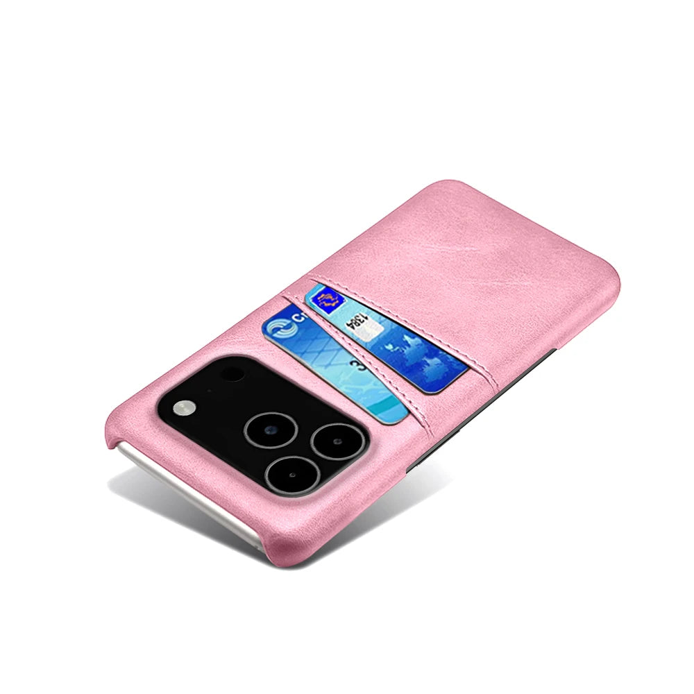 Credit Card Case For iPhone 17 Pro Max 17Air Funda PU Leather Cover For iPhone 17pro Max 17 Air 17promax Capa Coque