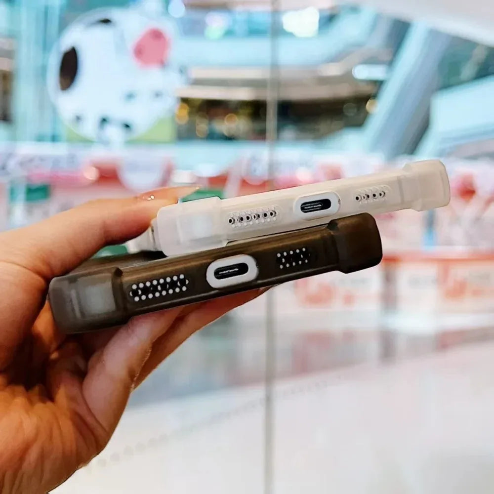 Matte Shockproof Case For iPhone 17 Air 17 Pro 16 15 14 13 12 11 Pro Max 7 8 Plus Transparent Camera Protection Ultra Thin Cover