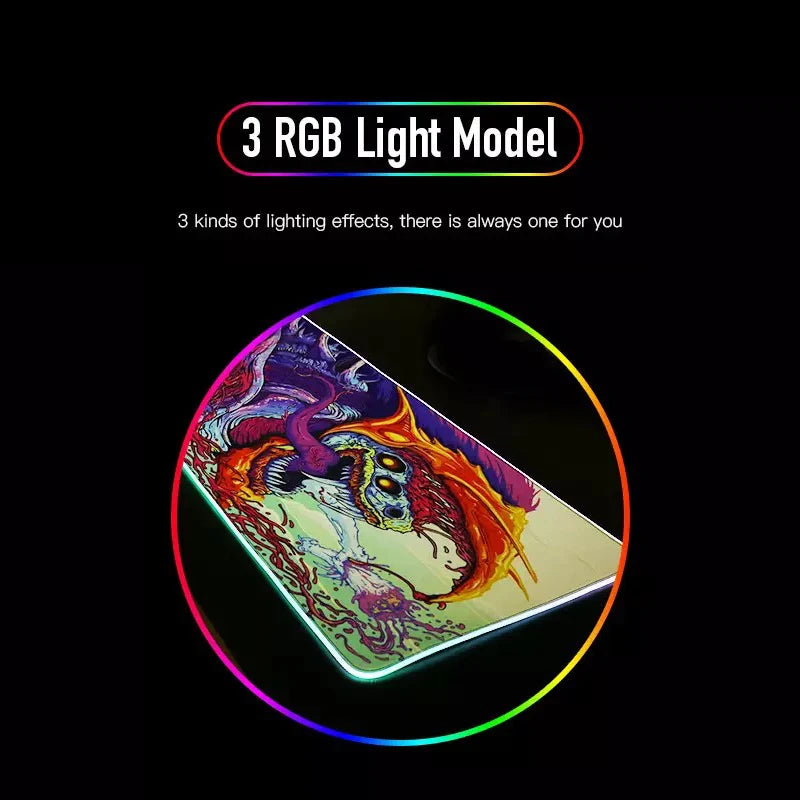 Retro Sinclair Zx Spectrum For Rgb Mouse Pad Xxl Steelseries Laptop Mat Gaming Backlit Keyboard Gamer Table Deskpad