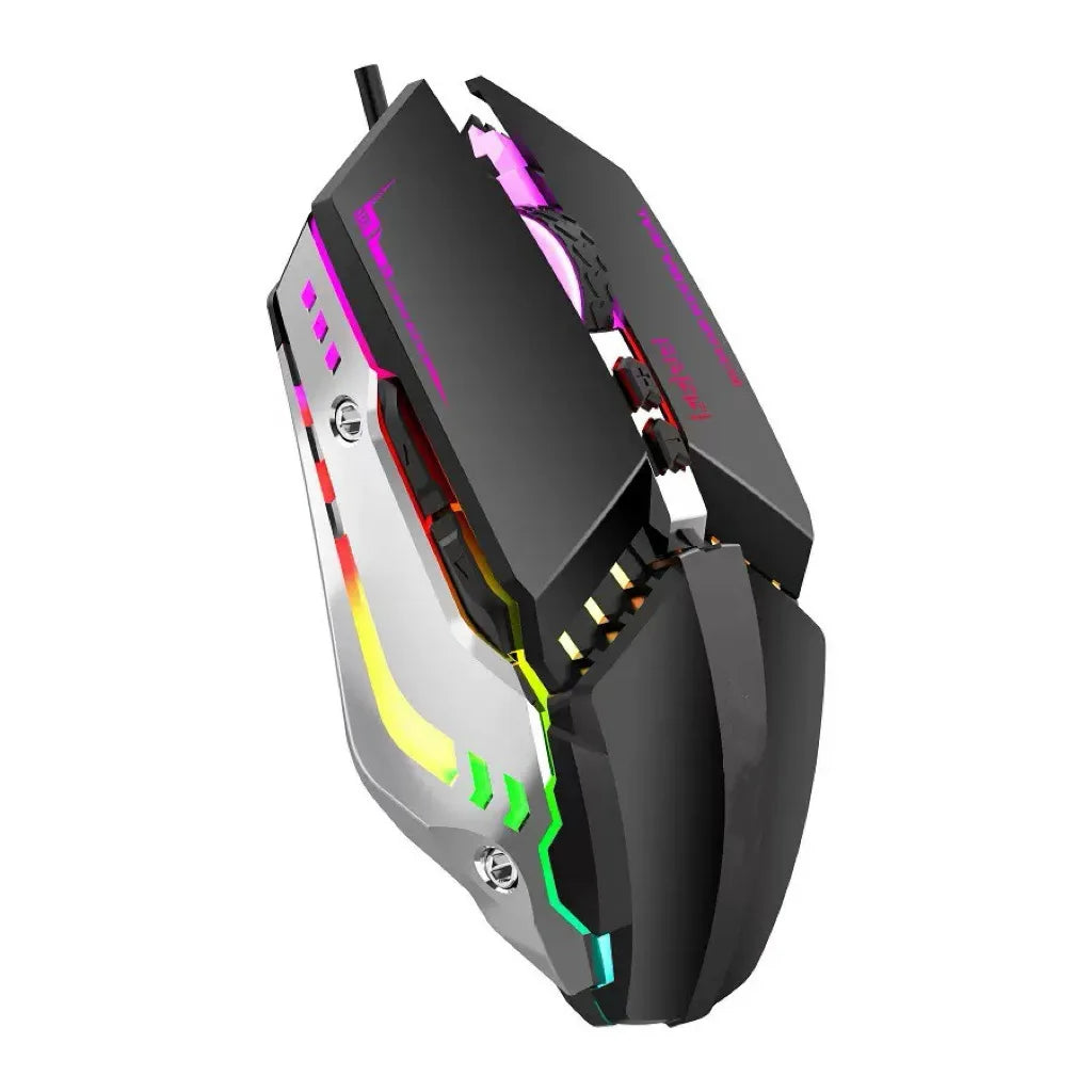 RGB Dual-Mode Wired Mouse 2.4G Wireless Mouse Gaming Mouse Rechargeable Silent Mouse 3600 DPI Adjustable Mouse Mice for Laptop