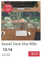 RGB Mouse Pad Mushroom Gaming Desk Mat Celestial Large Mousepad Black Neon Gamer RGB LED Desk Mat Pastel Goth Witchcraft