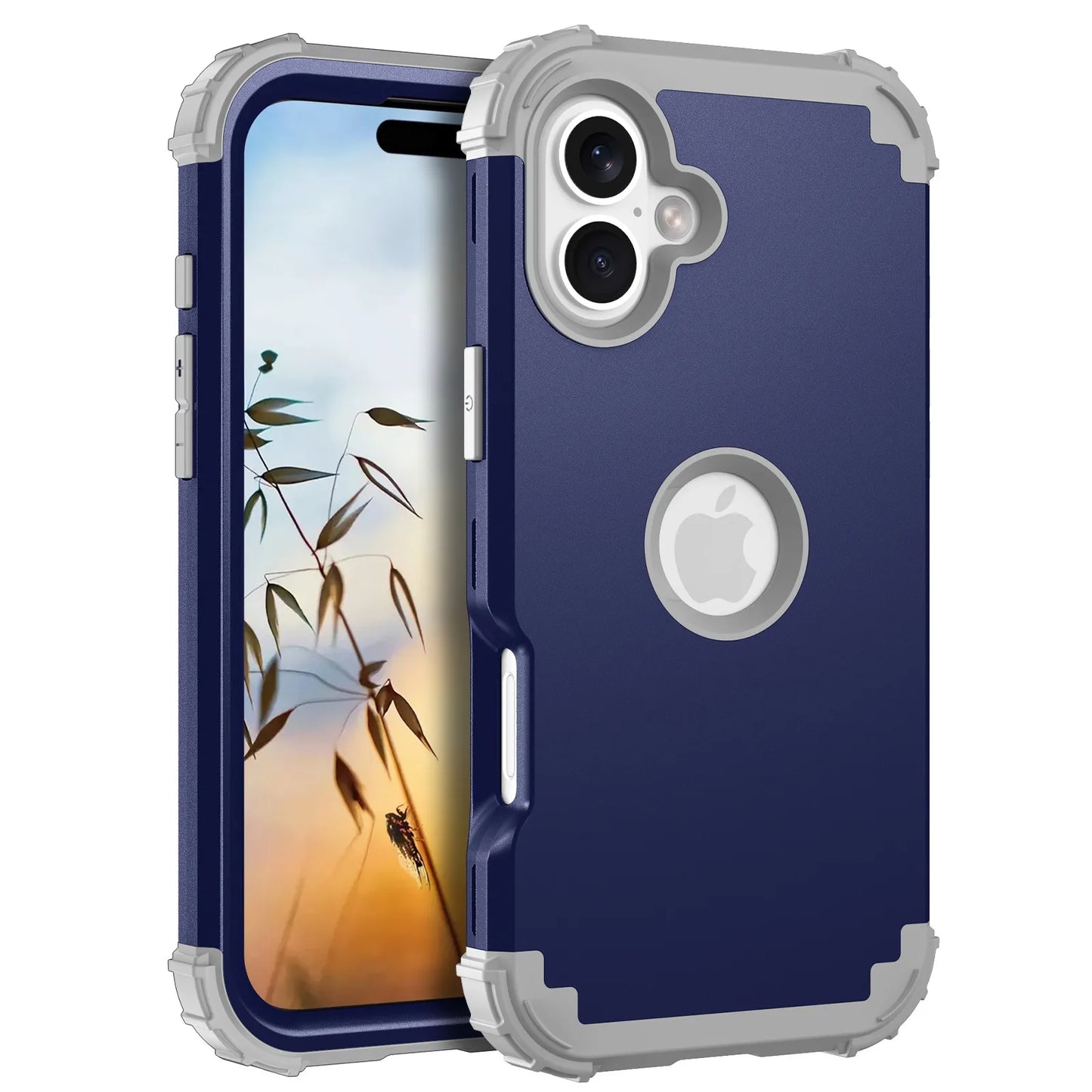 Fit iPhone 17 Phone Case,Heavy Duty Sturdy Armor Defender High Impact Shockproof Protective Cover Case For iPhone17