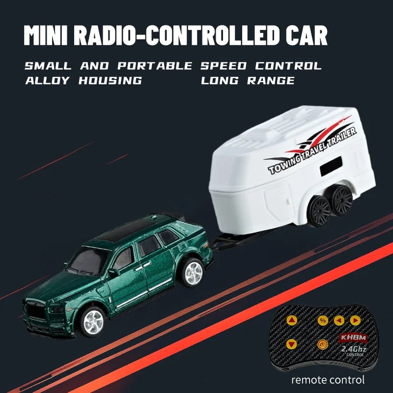 2026 RC Car MINI Alloy 1/64 Upgraded Remote Control Car Convenient to Carry 60 Minutes of Work Time Children's Gifts Toys