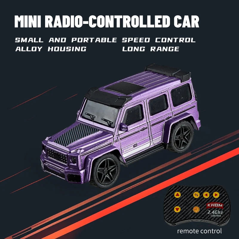 2026 RC Car MINI Alloy 1/64 Upgraded Remote Control Car Convenient to Carry 60 Minutes of Work Time Children's Gifts Toys
