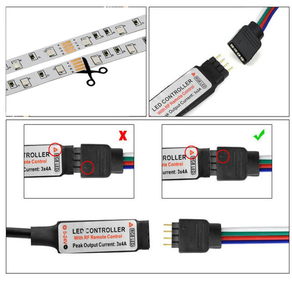 RGB PC LED TV USB Light Strip Backlight 2835 0.5m- 5m Warm White RGB 5 V Volt Led Strip Lights For Gaming Living Room Decoration