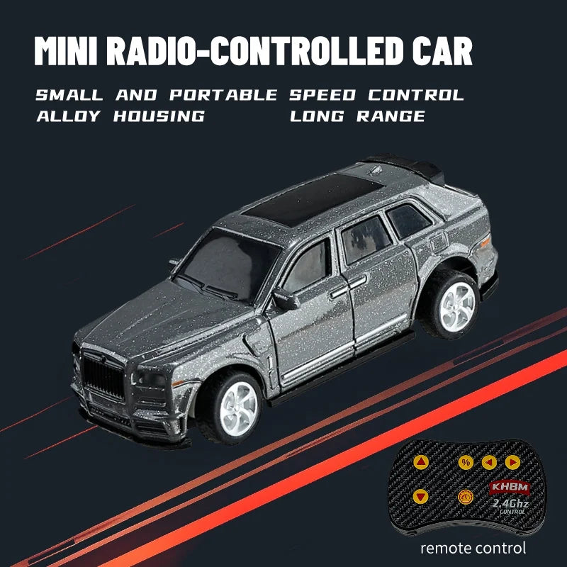 2026 RC Car MINI Alloy 1/64 Upgraded Remote Control Car Convenient to Carry 60 Minutes of Work Time Children's Gifts Toys