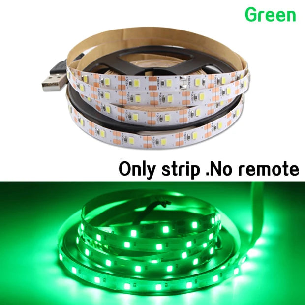RGB PC LED TV USB Light Strip Backlight 2835 0.5m- 5m Warm White RGB 5 V Volt Led Strip Lights For Gaming Living Room Decoration