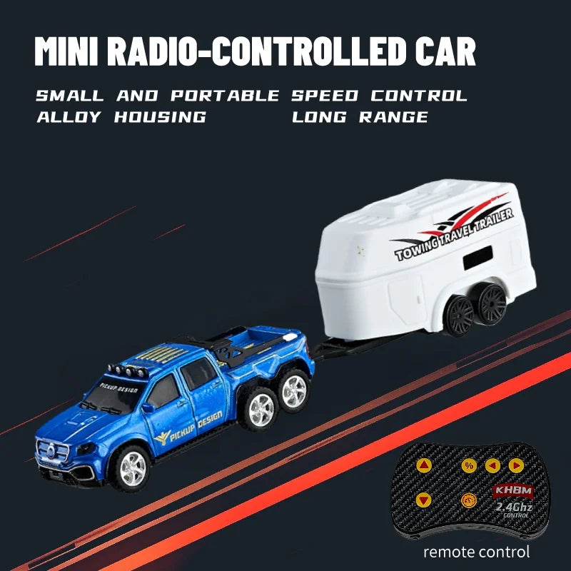 2026 RC Car MINI Alloy 1/64 Upgraded Remote Control Car Convenient to Carry 60 Minutes of Work Time Children's Gifts Toys