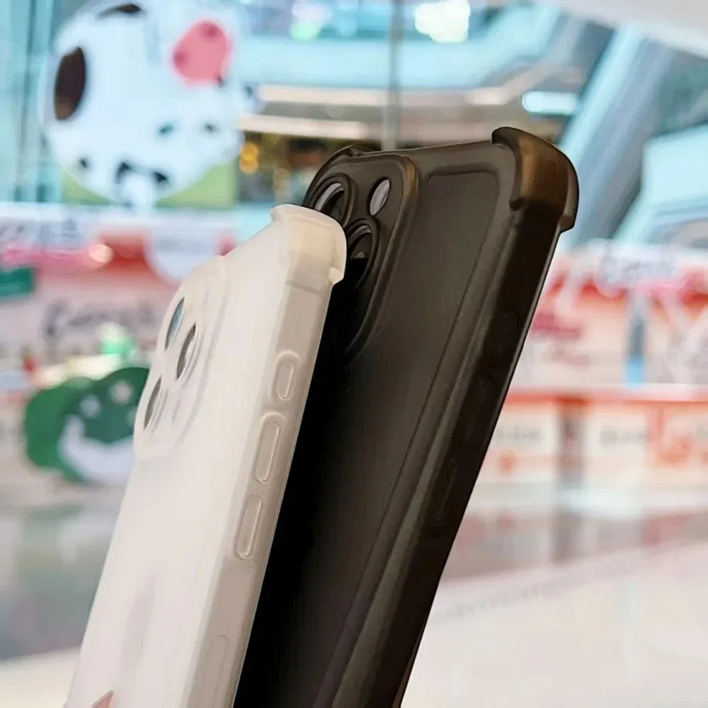 Matte Shockproof Case For iPhone 17 Air 17 Pro 16 15 14 13 12 11 Pro Max 7 8 Plus Transparent Camera Protection Ultra Thin Cover