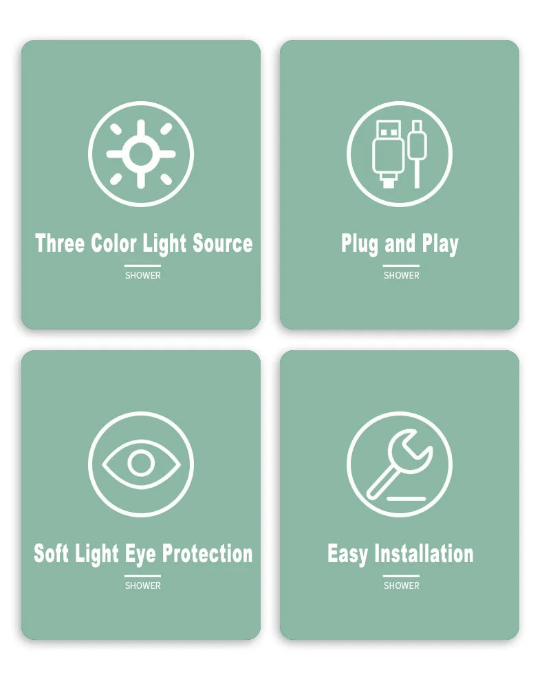 30CM CCT LED Computer Screen Hanging Light Bar Atmosphere Lamp for Work Study Read Gaming Dimming Lighting Monitor Light Bar