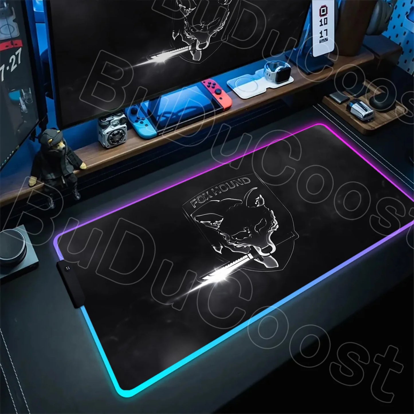 RGB Mouse Pad Metal Gear Solid Mousepad 1200×600mm Computer Keyboard Accessories Non-slip Mat Mice Pad Laptop PC Gaming Desk Mat