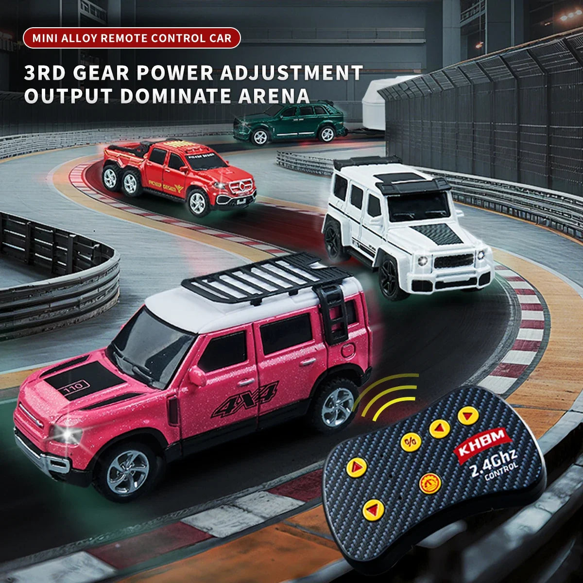 2026 RC Car MINI Alloy 1/64 Upgraded Remote Control Car Convenient to Carry 60 Minutes of Work Time Children's Gifts Toys