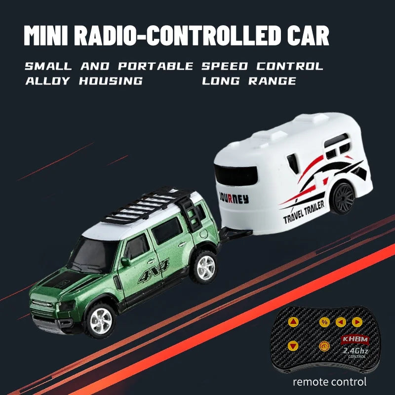2026 RC Car MINI Alloy 1/64 Upgraded Remote Control Car Convenient to Carry 60 Minutes of Work Time Children's Gifts Toys