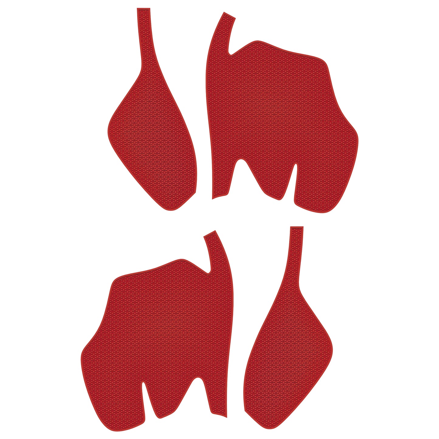 PlayVital Split Design Anti-Skid Soft Hexagonal Diamond Textures Sweat-Absorbent Premium Grip for ps5 Wireless Controller