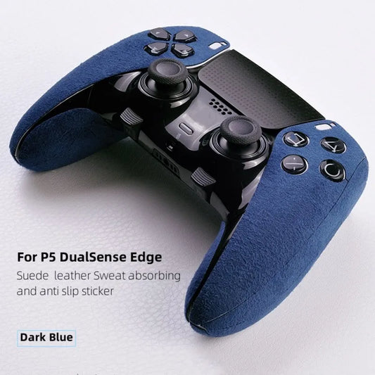 New Accessories For PS5 Controller/DualSense Edge Gamepad Suede Leather Sweat Absorbing Material Soft Touch Anti Slip Sticker