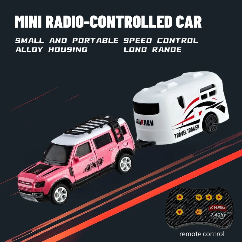 2026 RC Car MINI Alloy 1/64 Upgraded Remote Control Car Convenient to Carry 60 Minutes of Work Time Children's Gifts Toys