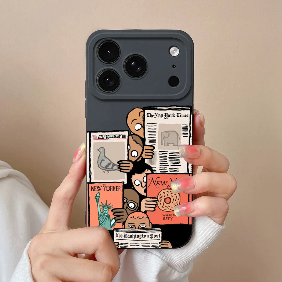 Case For iPhone17 17Air 17Pro 17ProMax Butterfly Love Heart Anti-fall Dustproof Trendy Housing For iPhone 17 Pro Max Funda Coque