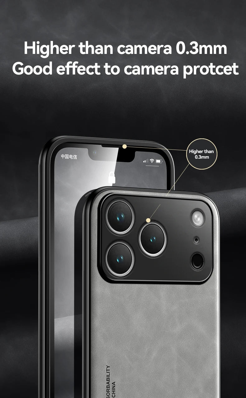 Luxury Shockproof Case For iPhone 17 Pro Max Protective Cover Magnetic Car Holder Phone Coque Fundas For iPhone 17 Air 17Pro