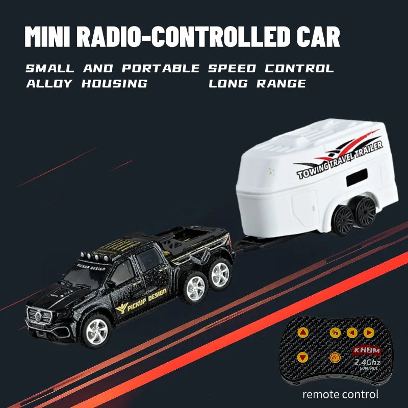 2026 RC Car MINI Alloy 1/64 Upgraded Remote Control Car Convenient to Carry 60 Minutes of Work Time Children's Gifts Toys