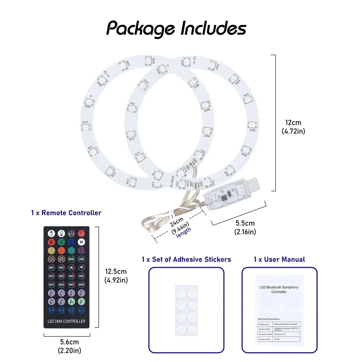 New RGB Pickup Gaming Lighting For PS5 Console With Remote APP Control Game Atmosphere Light for PS5 Slim/PS5 Pro Console