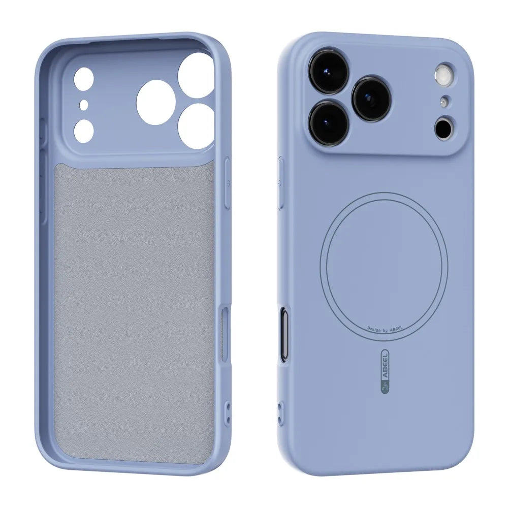 Magnetic for Magsafe Wireless Charge Liquid Silicon Case for iPhone 17 Pro Max 17Air 17Pro 17Pro Max Protective Shell Soft Cover