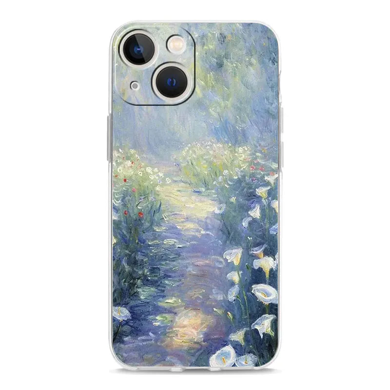 Phone Case For iPhone 17 Cases iPhone Air 16 15 12 13 14 Pro Max 15 Plus 16Pro iPhone11 Cover Garden Paint Art Vincent van Gogh