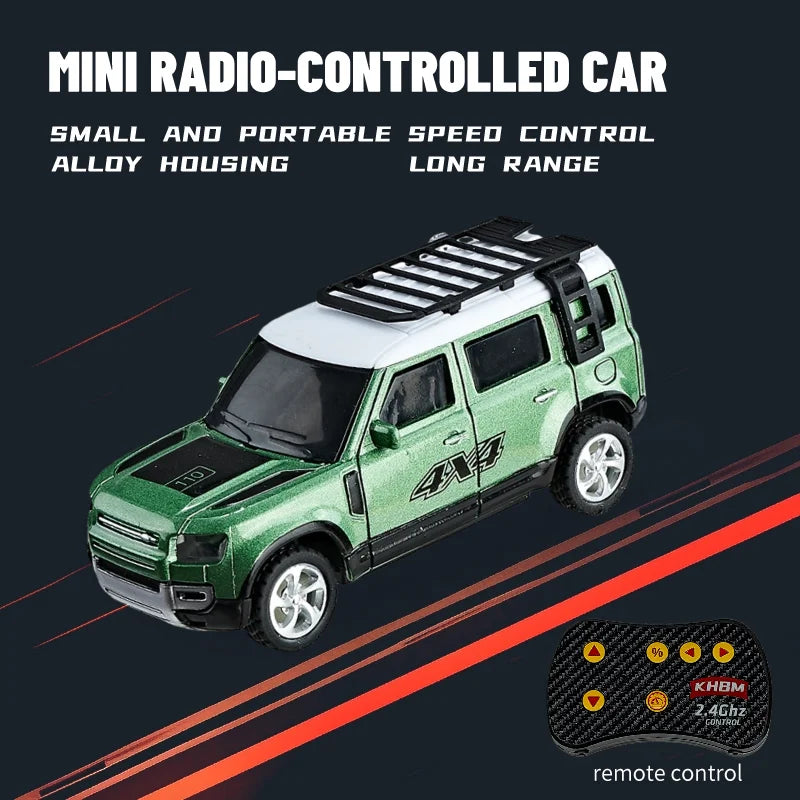 2026 RC Car MINI Alloy 1/64 Upgraded Remote Control Car Convenient to Carry 60 Minutes of Work Time Children's Gifts Toys