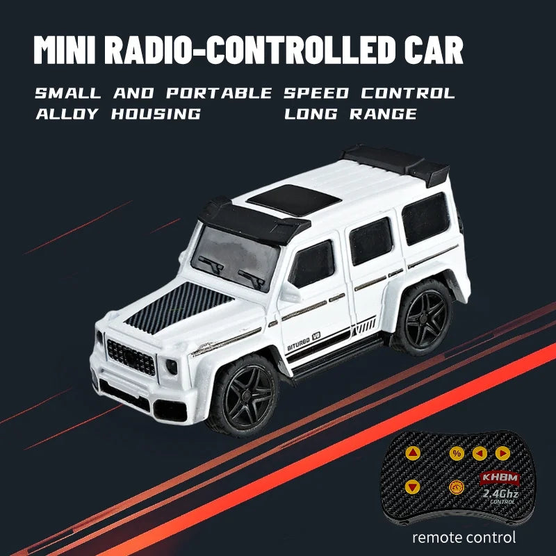 2026 RC Car MINI Alloy 1/64 Upgraded Remote Control Car Convenient to Carry 60 Minutes of Work Time Children's Gifts Toys
