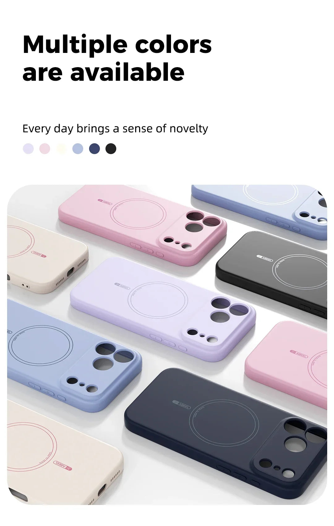 Magnetic for Magsafe Wireless Charge Liquid Silicon Case for iPhone 17 Pro Max 17Air 17Pro 17Pro Max Protective Shell Soft Cover