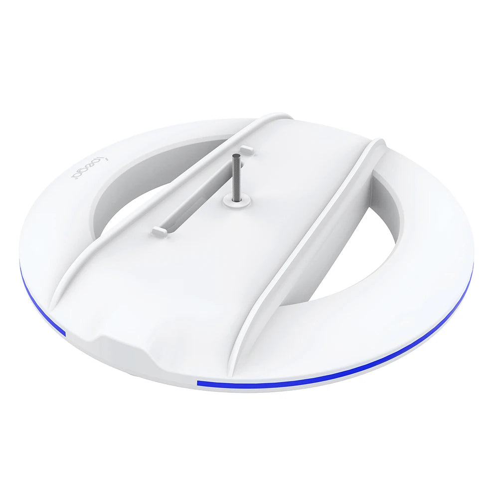 RGB Vertical Stand with Anti-Slip Pad Game Console Base Stable for PS5 Slim Console for PS5 Slim Disc/Digital Version