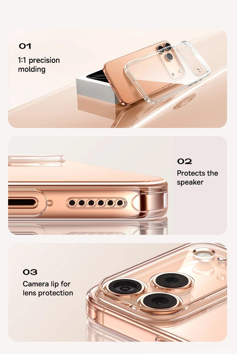 Baseus Clear TPU Case for iPhone 17 16 15 14 13 12 11 Pro Max Plus Air Soft Transparent Phone Cover Soft Thin Protective Case