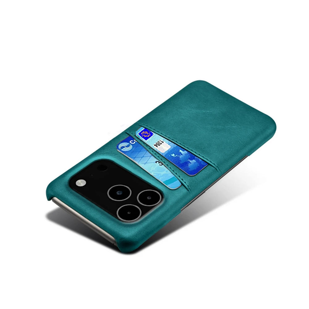 Credit Card Case For iPhone 17 Pro Max 17Air Funda PU Leather Cover For iPhone 17pro Max 17 Air 17promax Capa Coque