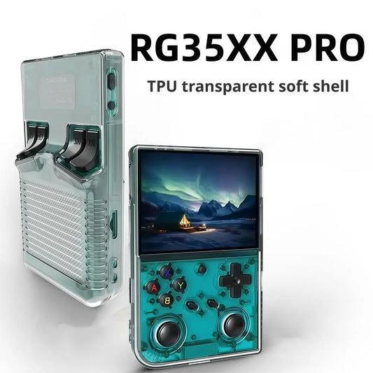 Game Console Storage Accessories for Anbernic for RG35XX Pro Storage Bag Protective Case Screen Protector Handheld Console Kit