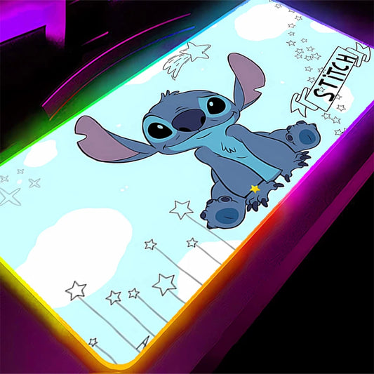 RGB Mouse pad S-Stitchs gaming accessories Office Laptop computer keyboard gamer Designed specifically Backlight LED mousepad