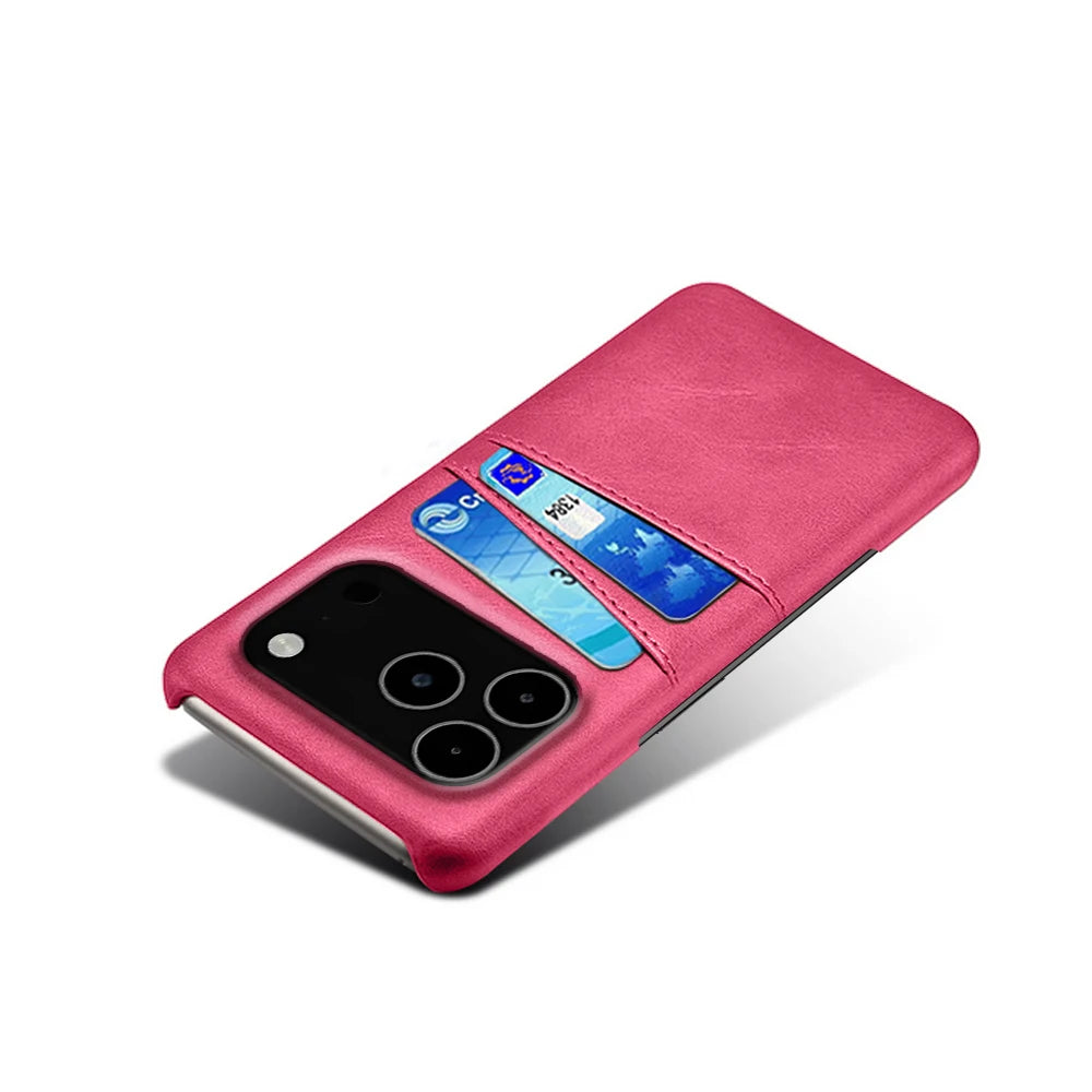 Credit Card Case For iPhone 17 Pro Max 17Air Funda PU Leather Cover For iPhone 17pro Max 17 Air 17promax Capa Coque