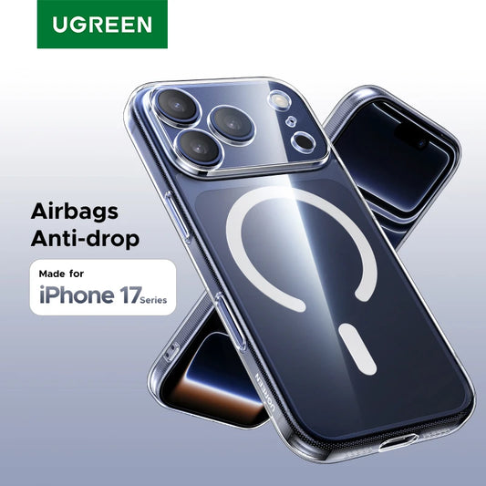 UGREEN Magnetic Case for iPhone 17 Pro Max Case Shockproof Cover for iPhone 17 Pro Max Plus 17pro Macsafe TPU Cases