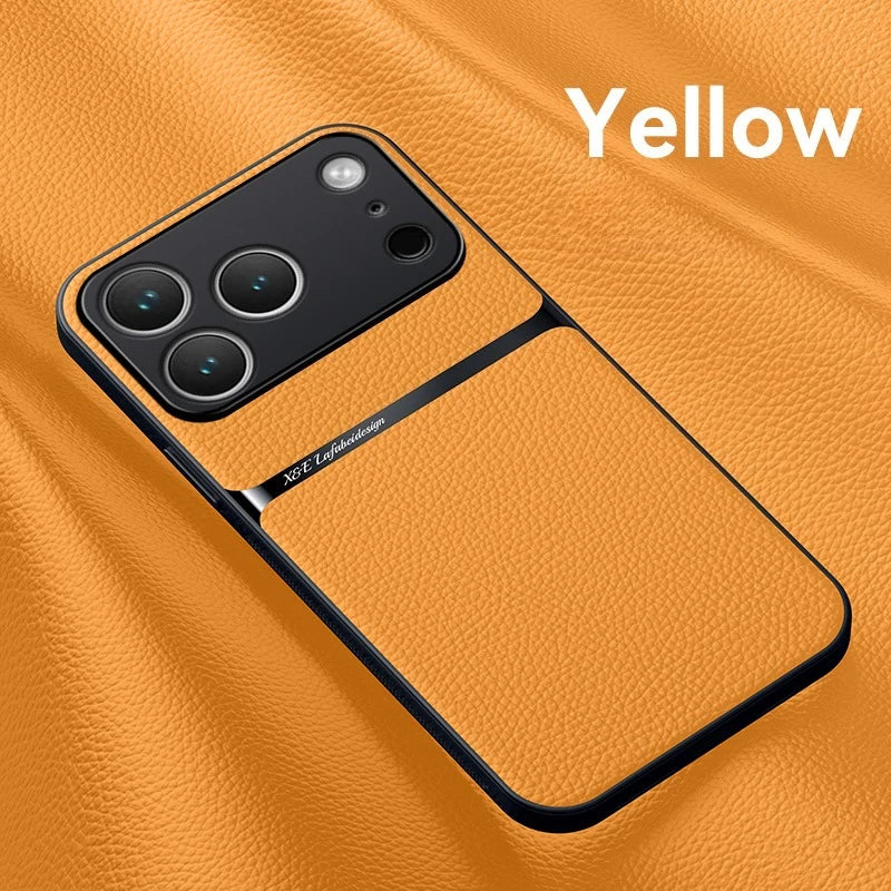 Luxury Shockproof Leather Case Coque For iPhone 17 17 Air 17 Pro Max Plus Magnet Shell Phone Case for  iPhone 17Pro Back Cover