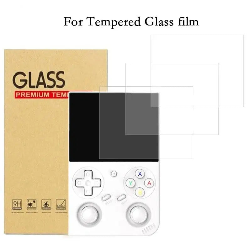 Game Console Storage Accessories for Anbernic for RG35XX Pro Storage Bag Protective Case Screen Protector Handheld Console Kit