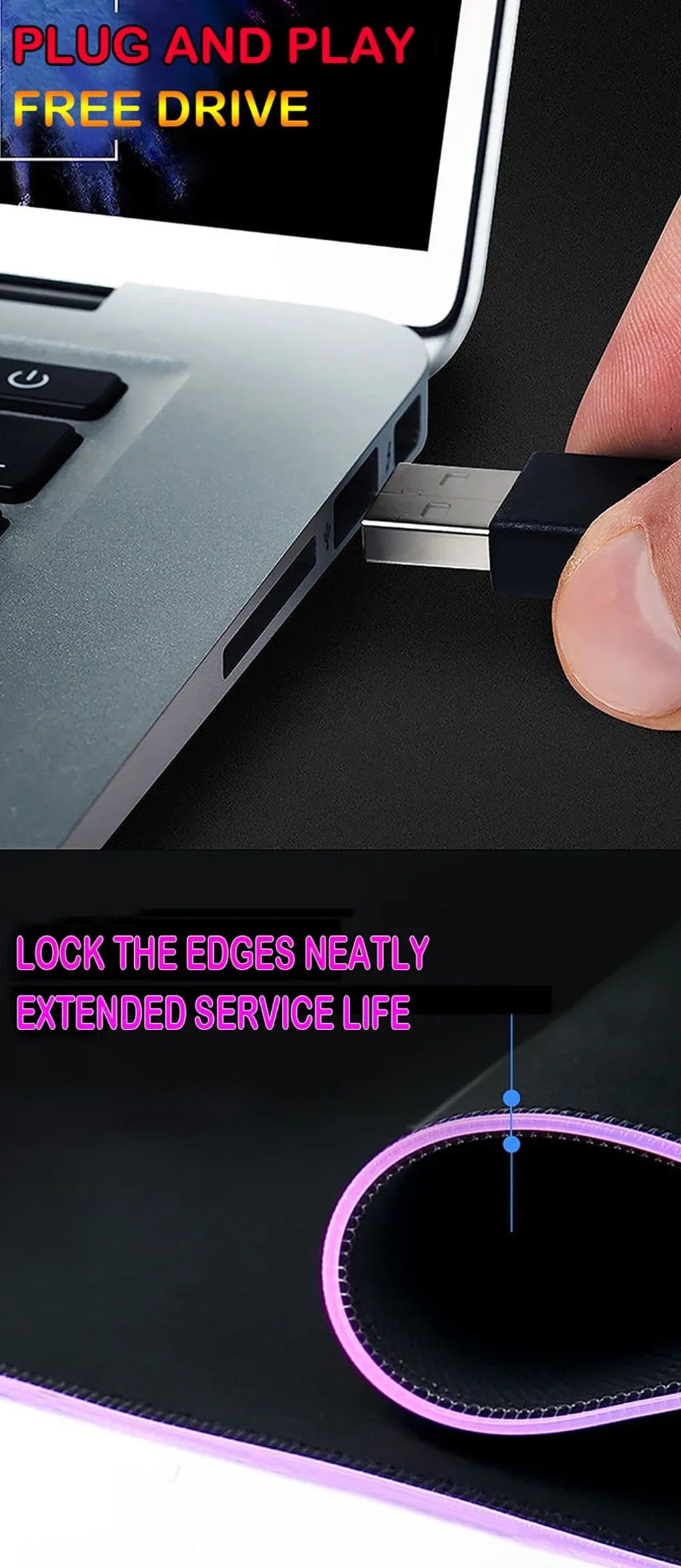 Gamer Sports Cars RGB Mouse Pad for Computer Desks Desktops Setup Gaming Accessories Large LED Mouse Pad 90x40 Colorful Mouspad