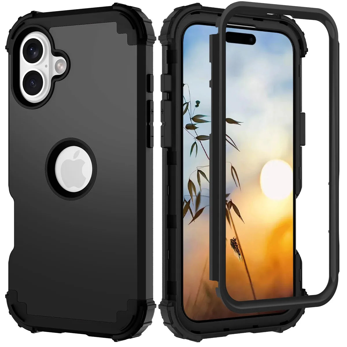 Fit iPhone 17 Phone Case,Heavy Duty Sturdy Armor Defender High Impact Shockproof Protective Cover Case For iPhone17