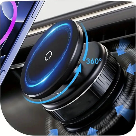 2026 Upgraded Vacuum Magnetic Car Phone Holder 360° Reinforced 96LBS Ultra Suction Cup Phone Holder ,N52 Strong Magnet
