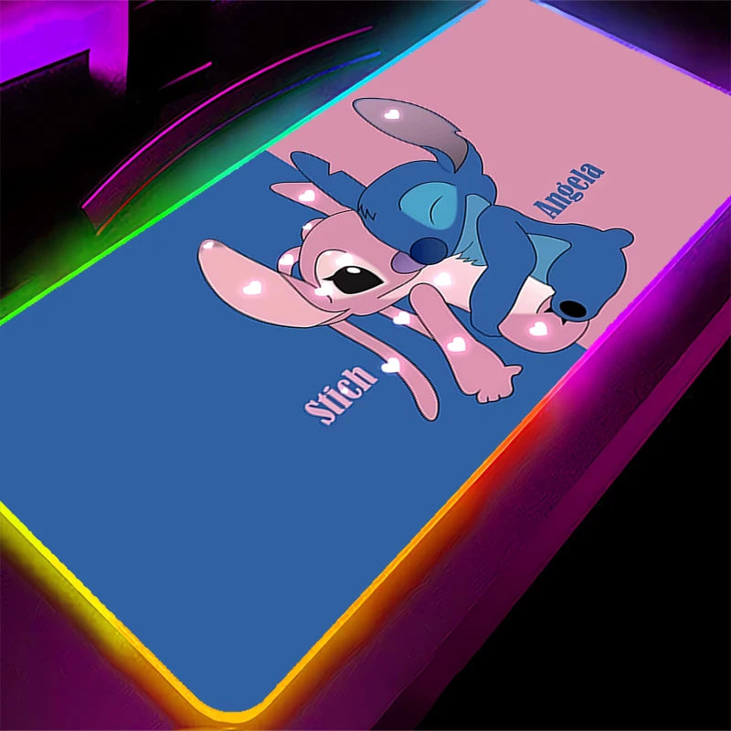 RGB Mouse pad S-Stitchs gaming accessories Office Laptop computer keyboard gamer Designed specifically Backlight LED mousepad