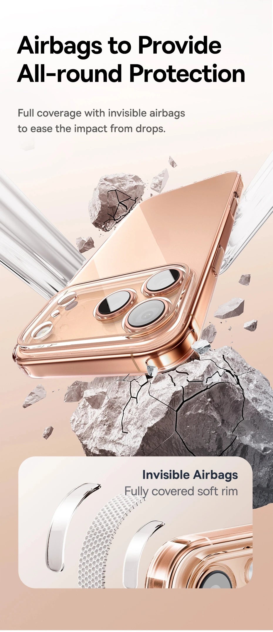 Baseus Clear TPU Case for iPhone 17 16 15 14 13 12 11 Pro Max Plus Air Soft Transparent Phone Cover Soft Thin Protective Case