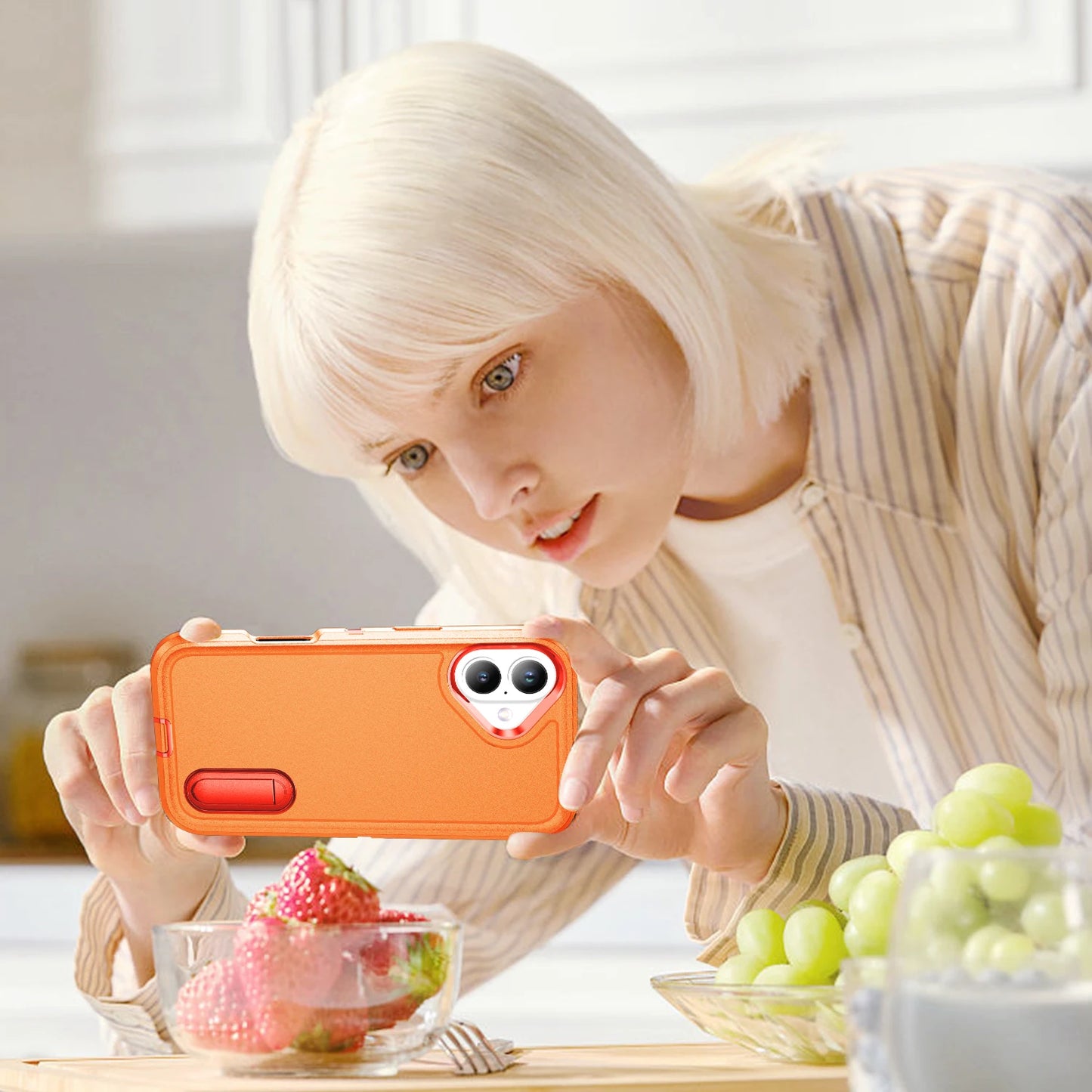 Phone Cases Protective Cover Hard Case for Iphone 17 Pro Max 17 Air Iphone17 16 Plus Heavy Duty Accessories