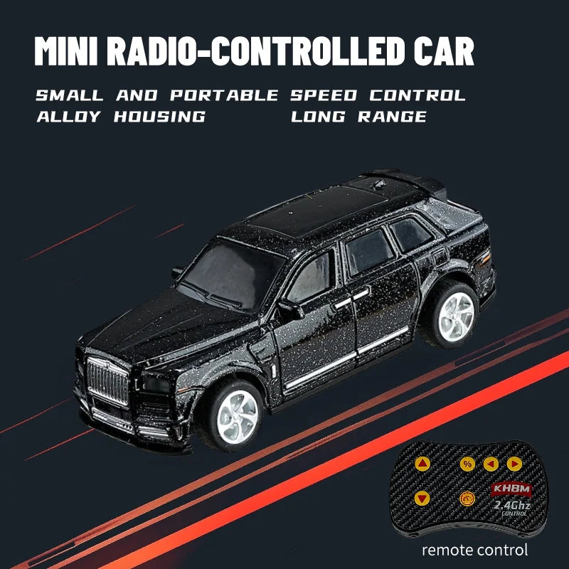 2026 RC Car MINI Alloy 1/64 Upgraded Remote Control Car Convenient to Carry 60 Minutes of Work Time Children's Gifts Toys